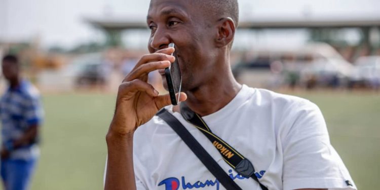 Hachim Abdallah on Kadiogo v Kotoko game