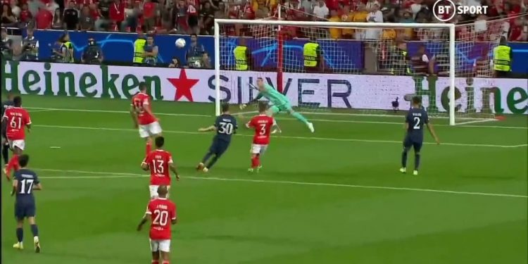 Messi's goal against Benfica