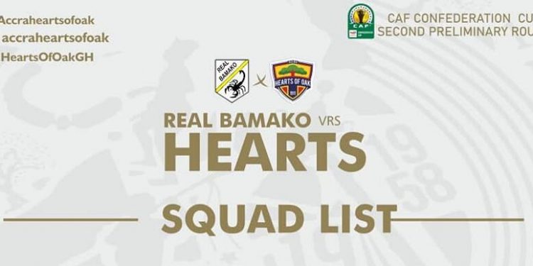 Hearts squad to Bamako