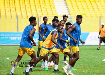 Hearts v Bechem Line ups