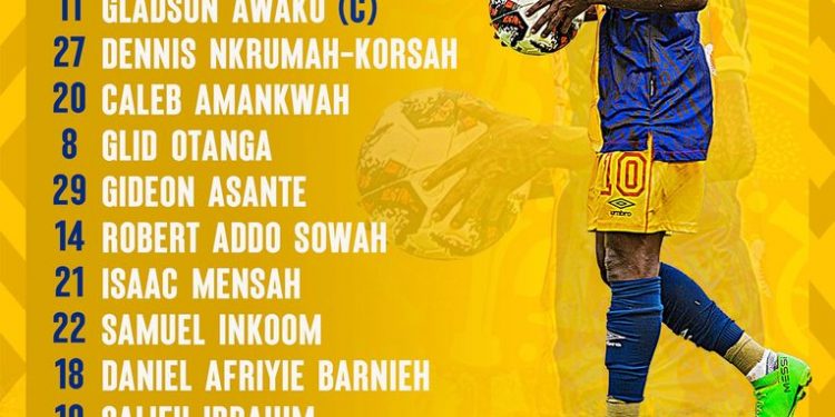 Hearts of Oak vrs Karela United : Confirmed Starting Line – Ups