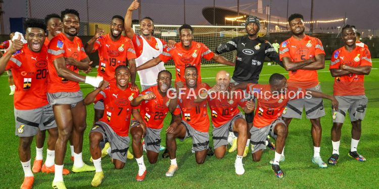 Black Stars in Abu Dhabi Day 1 : First training day completed as Otto Addo has 25 players now in camp