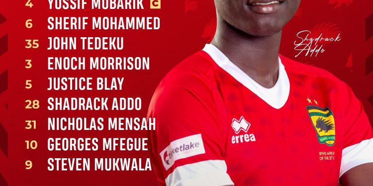 Asante Kotoko vrs Legon Cities : Confirmed Starting Line – Ups
