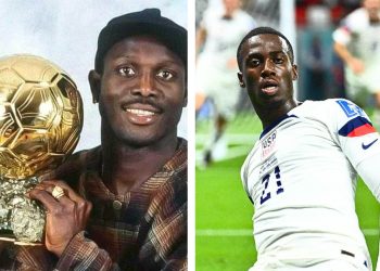 Timothy Weah achieves a feat his father never did