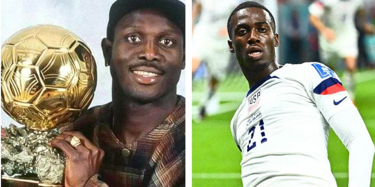 Timothy Weah achieves a feat his father never did