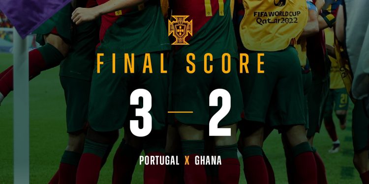 World Cup Group H : Portugal overcome Ghana scare to defeat Black Stars in five-goal thriller
