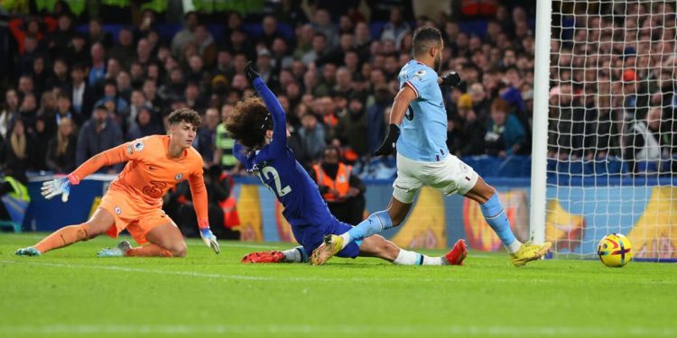 EPL : Riyad Mahrez solitary strike hands Man City victory at Chelsea