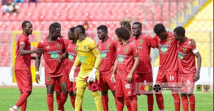 Nicholas Mensah returns as Coach Zerbo Names His Starting XI to face Aduana Stars.