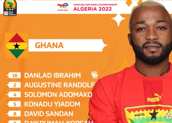 Ghana Line Up vs Madagascar