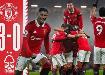 England : Manchester United hammer Nottingham Forest in EFL Cup 1st leg semi-final