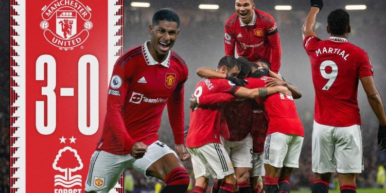 England : Manchester United hammer Nottingham Forest in EFL Cup 1st leg semi-final