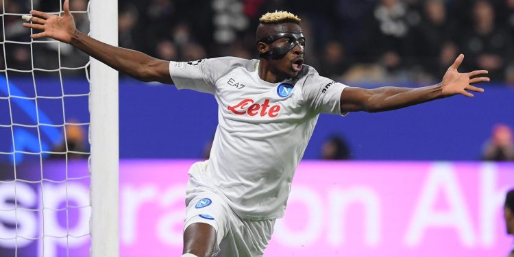 UEFA Champions League : 20th goal of the season for Napoli and Nigeria attacker Victor Osimhen