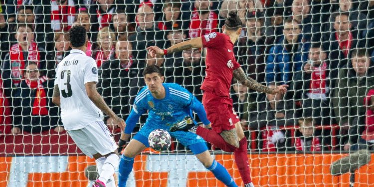 UEFA Champions League : Liverpool humiliated at home by Real Madrid despite Nunez brilliant goal and Mohamed Salah effort