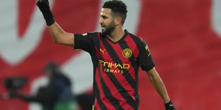 RB Leipzig 1 Manchester United 1 : Algerian Riyad Mahrez wins Man of the Match