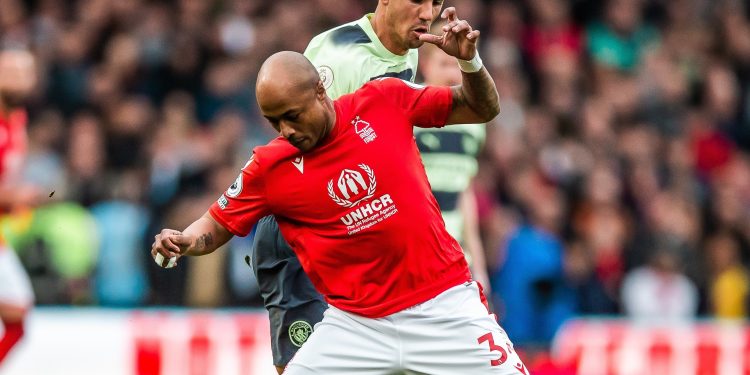 Andre Ayew Against Manchester City