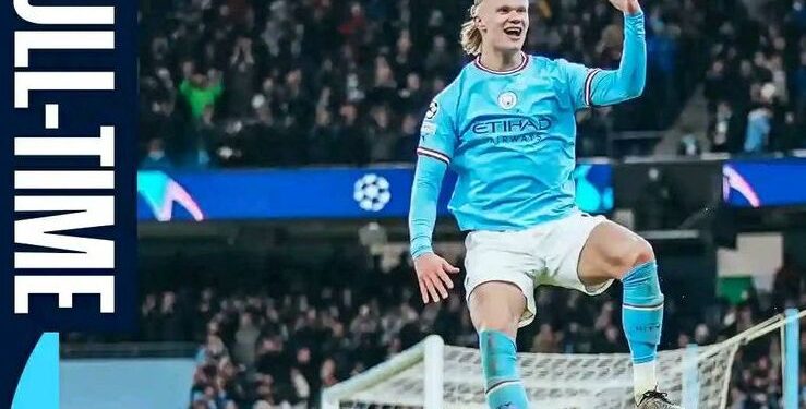 UEFA Champions League : Manchester City humiliate RB Leipzig by 7-0 as Haaland scores five times to shatter number of records