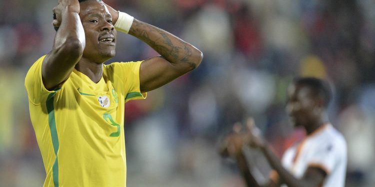 Held at home by Liberia , South Africa in danger of not qualifying for the Africa Cup of Nations for the second consecutive time