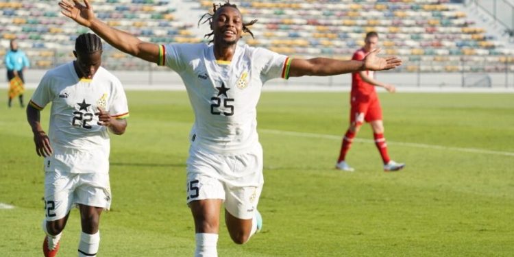 Full Time – Ghana 1 Angola 0 : Antoine Semenyo comes off the bench to give Hughton a winning start