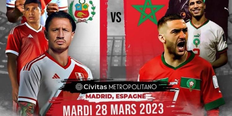 After defeating Brazil in Tangier , Morocco take on Peru in another top friendly match in Madrid