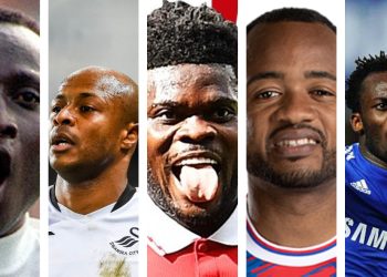 Top Ghanaian Scorers in the Premier League