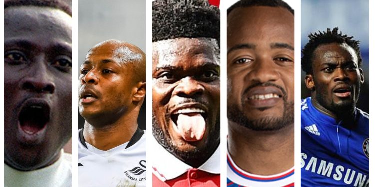 Top Ghanaian Scorers in the Premier League