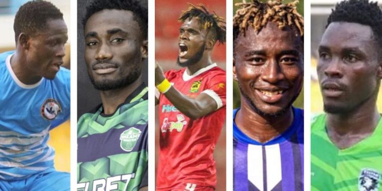 2022/23 betPawa Ghana Premier League Top Scorers Chart After Week 22