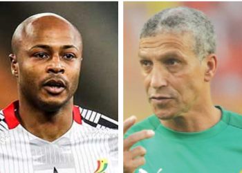 Hughton Explains Why He Benched Dede Ayew against Angola