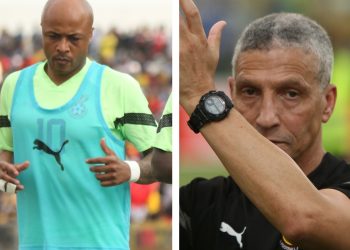 Chis Hughton sends strong message to Black Stars players with brutal Andre Ayew Angola decision