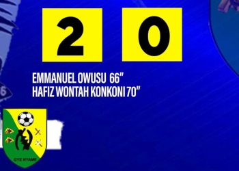 Bechem United 2 Gold Stars 0 : Konkoni grabs 9th goal of the season as he chases the goal king this season