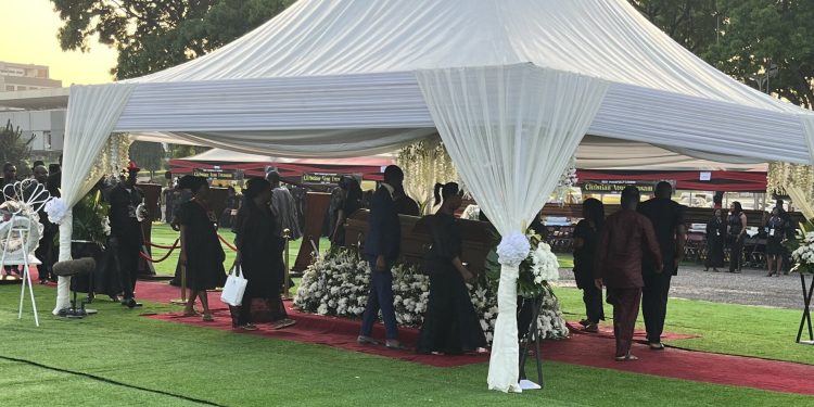 Former Real Madrid striker attends Christian Atsu’s funeral in Accra