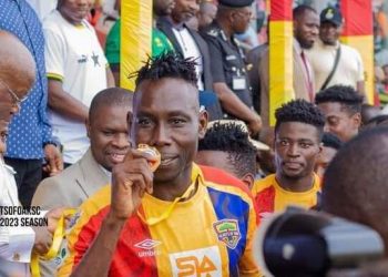 2023 AFCON Qualifiers : How Hearts of Oak attacker Yassan Ouatching fared with Central African Republic