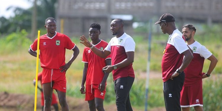 Interim head coach Gazale oversees first Kotoko training session ahead of Legon Cities away match