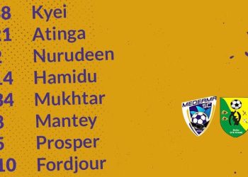 Medeama SC vs Bibiani Gold Stars : Confirmed Starting Line – Ups