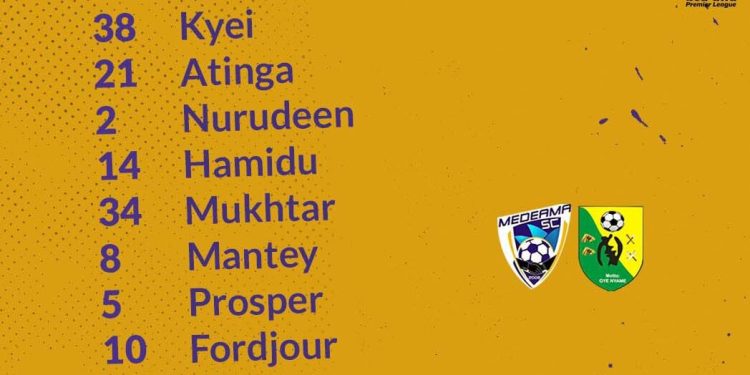 Medeama SC vs Bibiani Gold Stars : Confirmed Starting Line – Ups