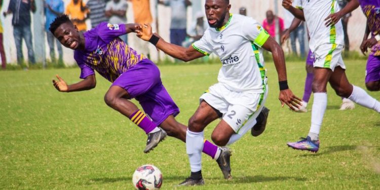 Full Time : Medeama 1 Gold Stars 0 : Yellow and Mauves move to 3rd on 40 points as winning streak starts under Adotey