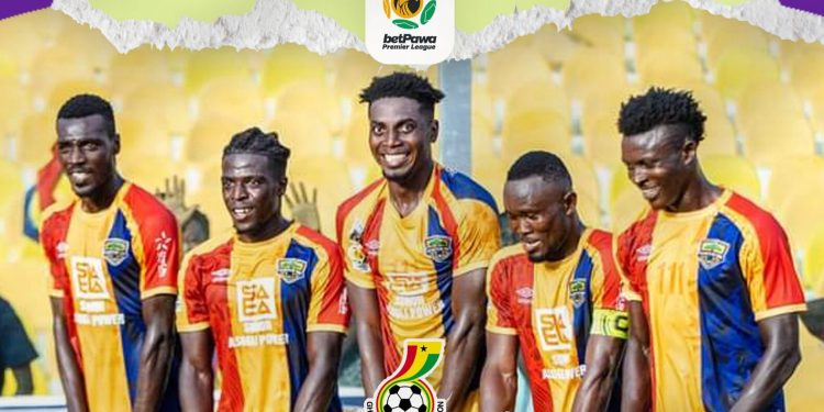 betPawa Ghana Premier League Title Race : Hearts of Oak are now just three points away from leaders Aduana FC