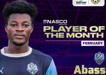betPawa Ghana Premier League : Abass Samari is Player of Month for February 2023