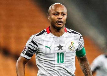 BRUTAL DECISION ? : Hughton does not select skipper Andre Ayew in his match-day squad for Angola match