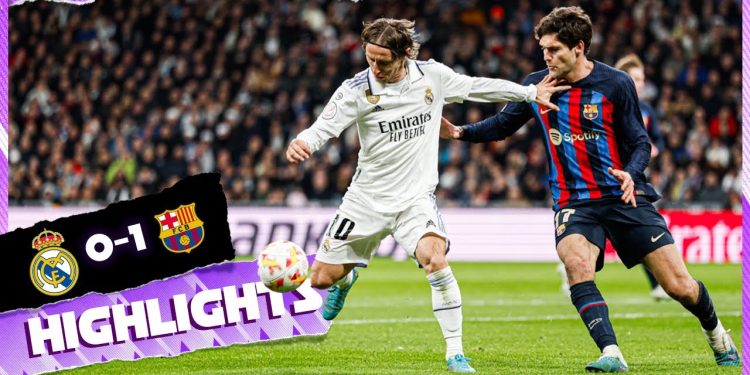 Copa del Rey Clasico : Barcelona take first leg advantage with 1-0 away win