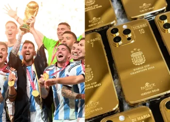 Lionel Messi spends over 2.6 million Ghana Cedis on 35 customized iPhones for his Argentina World Cup-winning teammates and staff