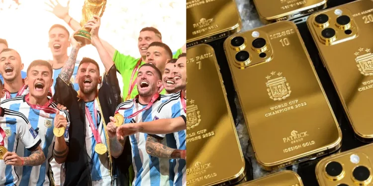 Lionel Messi spends over 2.6 million Ghana Cedis on 35 customized iPhones for his Argentina World Cup-winning teammates and staff