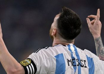 Hat trick scorer Lionel Messi reaches 102 international goals in Argentina’s 7-0 spanking of Curacao