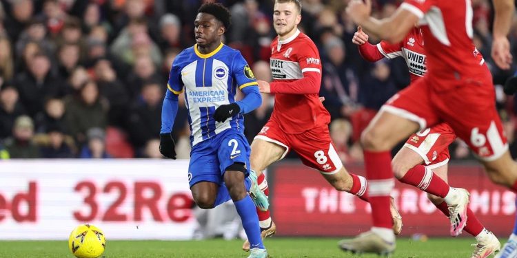 Chelsea 1 Brighton and Holve Albion 2 : Ghana’s Tariq Lamptey misses 7th successive club match through injury