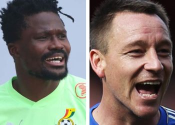Daniel Amartey and John Terry at Leicester City