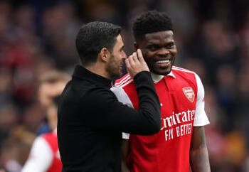 Premier League : Thomas Partey’s coach Mikel Arteta wins Manager of the Month award for March 2023