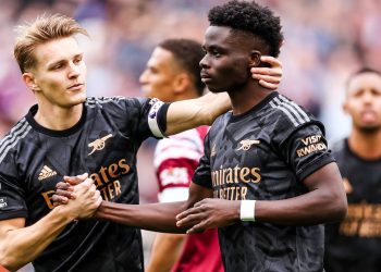 West Ham United 2 Arsenal 2 : Thomas Partey’s team held as Bukayo Saka misses a crucial penalty and Manchester City close the gap at the top of the table