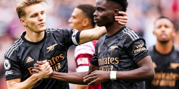 West Ham United 2 Arsenal 2 : Thomas Partey’s team held as Bukayo Saka misses a crucial penalty and Manchester City close the gap at the top of the table