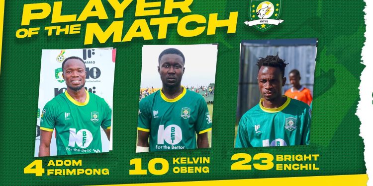 DORMAA RETURN : Kelvin Obeng bags brace as Aduana FC return to home soil to defeat Gold Stars to boost title chances