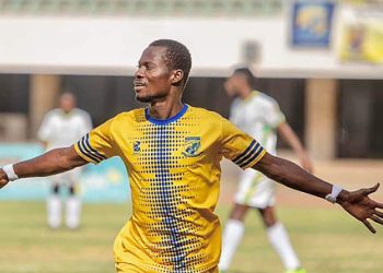 Lethal Tamale City attacker Sampson Eduku now second-joint top scorer of the Ghana Premier League thanks to brace against Hearts of Oak