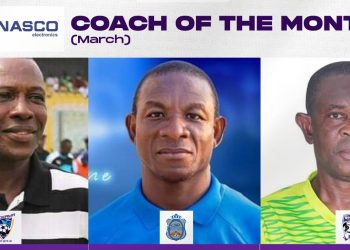Nominees for Ghana Premier League Coach of the Month Award for March 2023 revealed